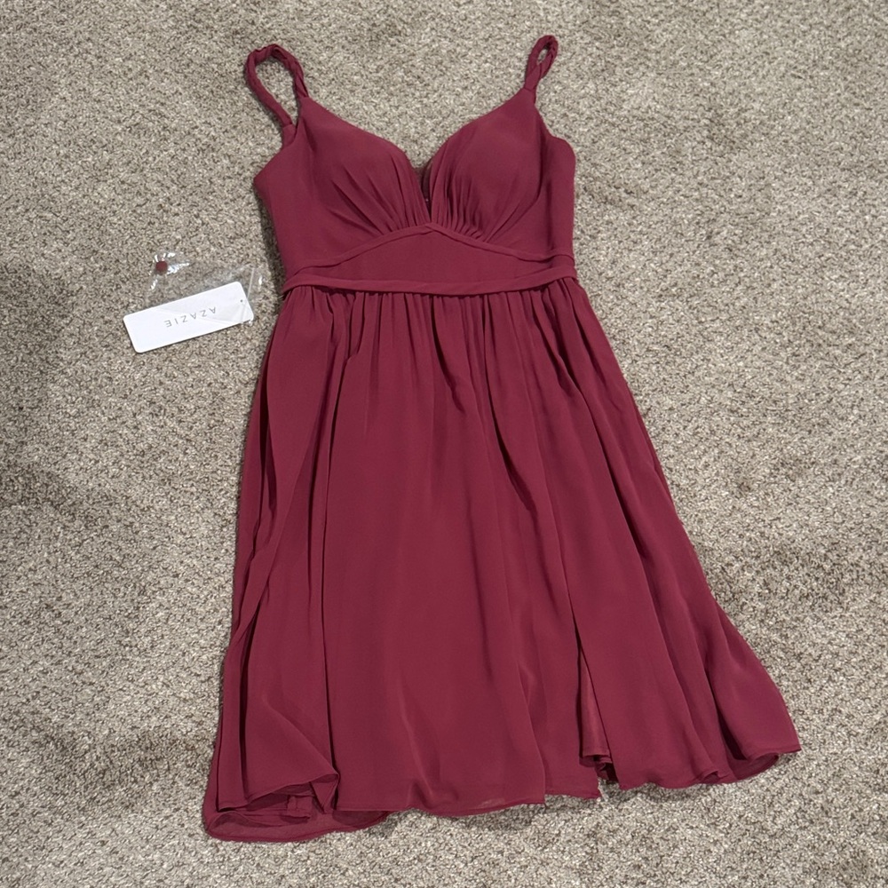 Mulberry Sleeveless Formal Dress